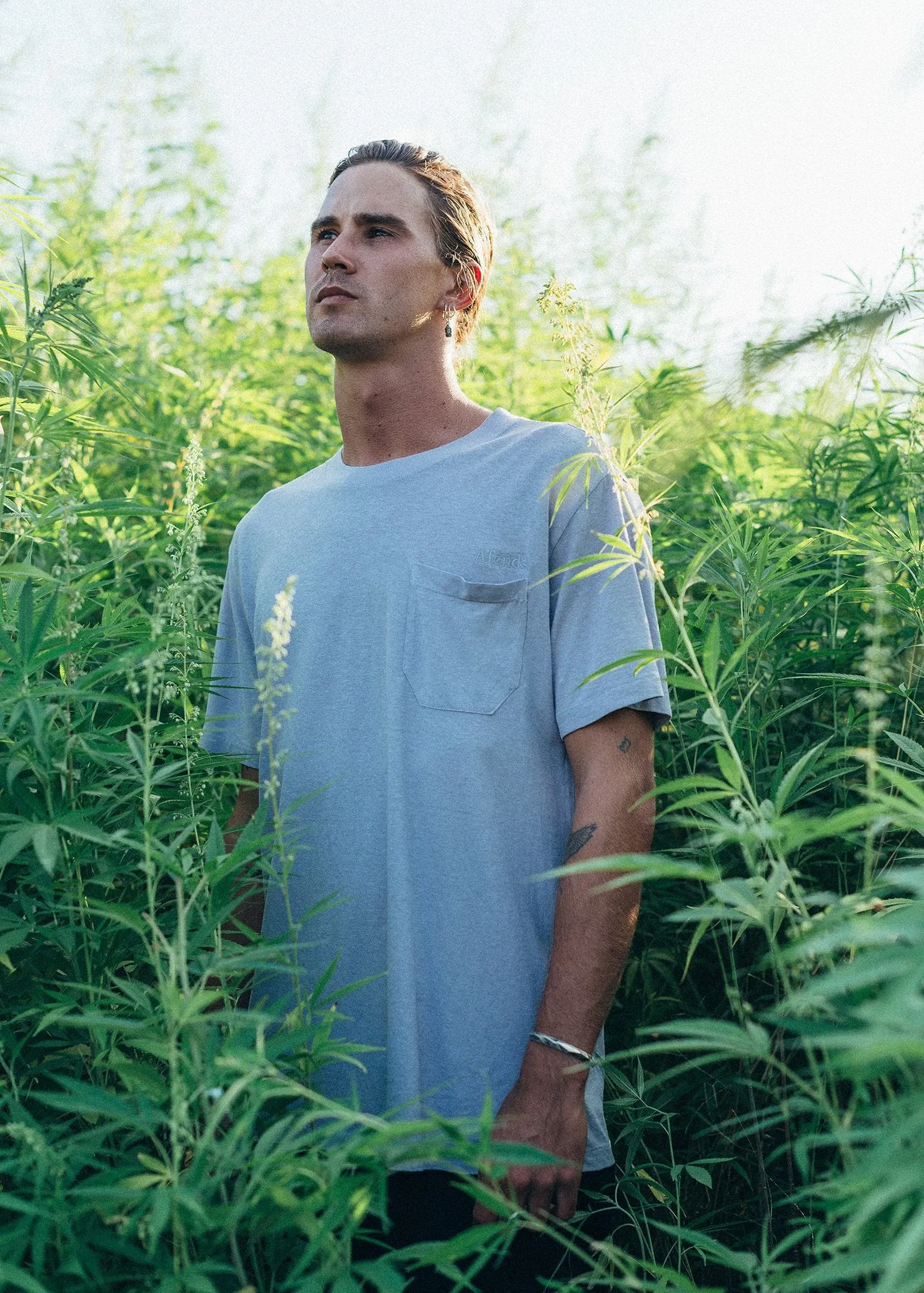 Afends Mens Heavy - Hemp Pocket Retro Fit Tee