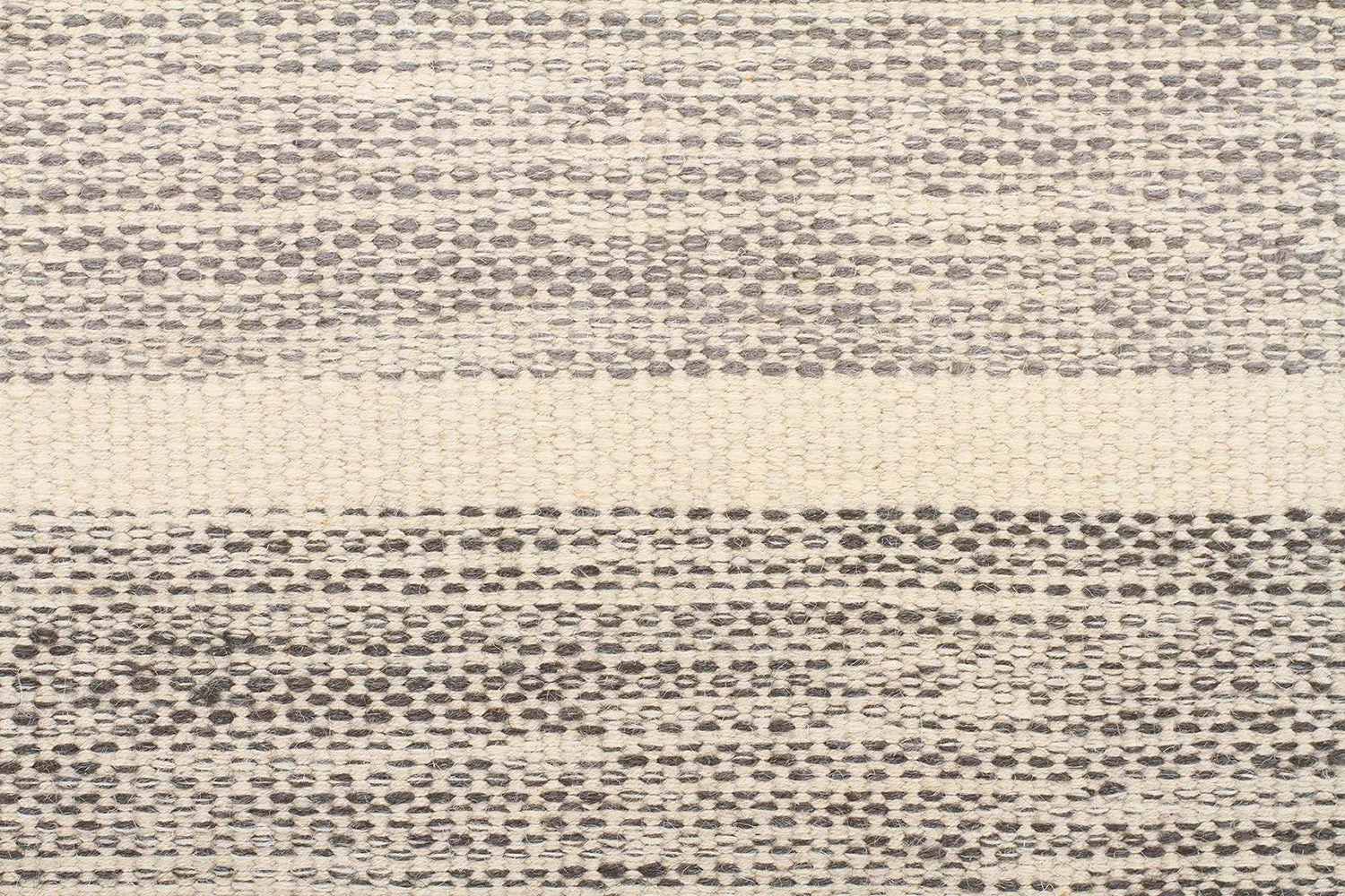 Aruna Grey Flatweave Wool / Cotton Rug