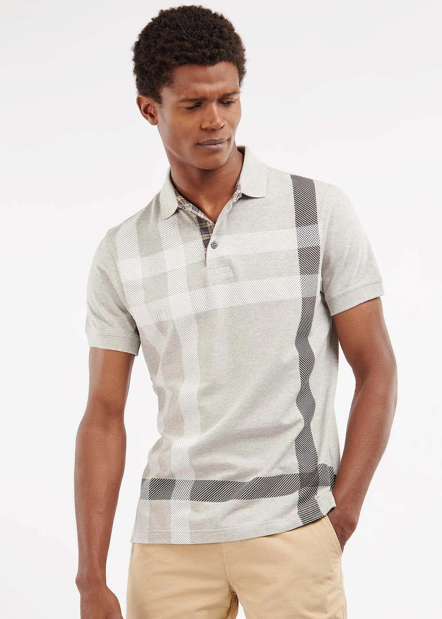 Blaine polo - grey marl