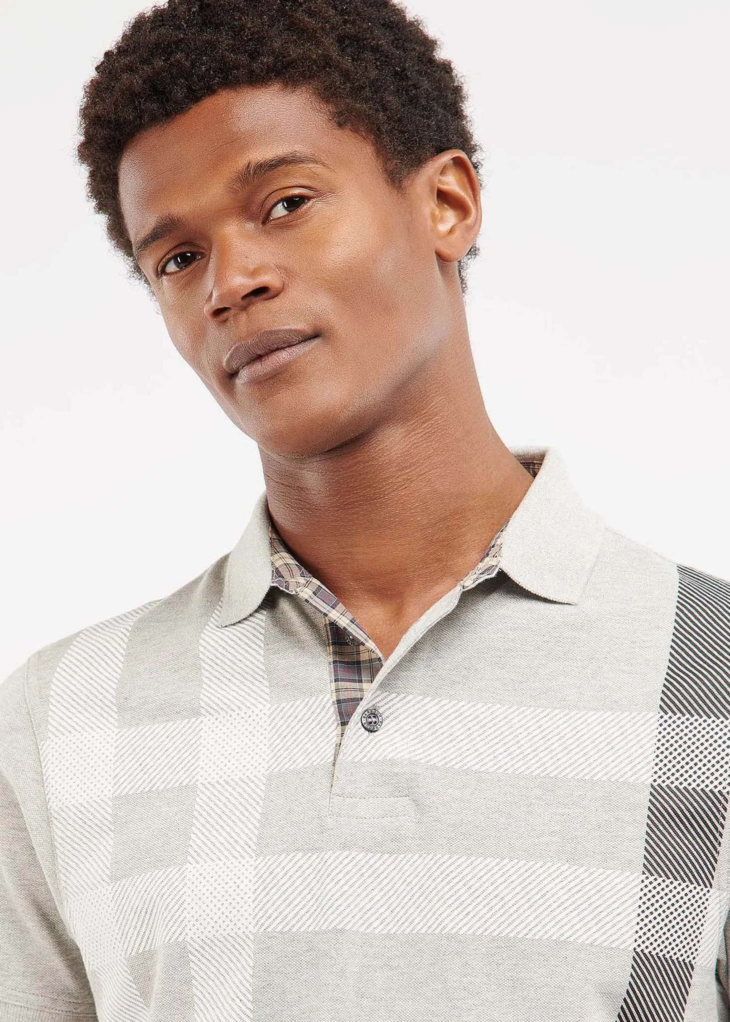 Blaine polo - grey marl