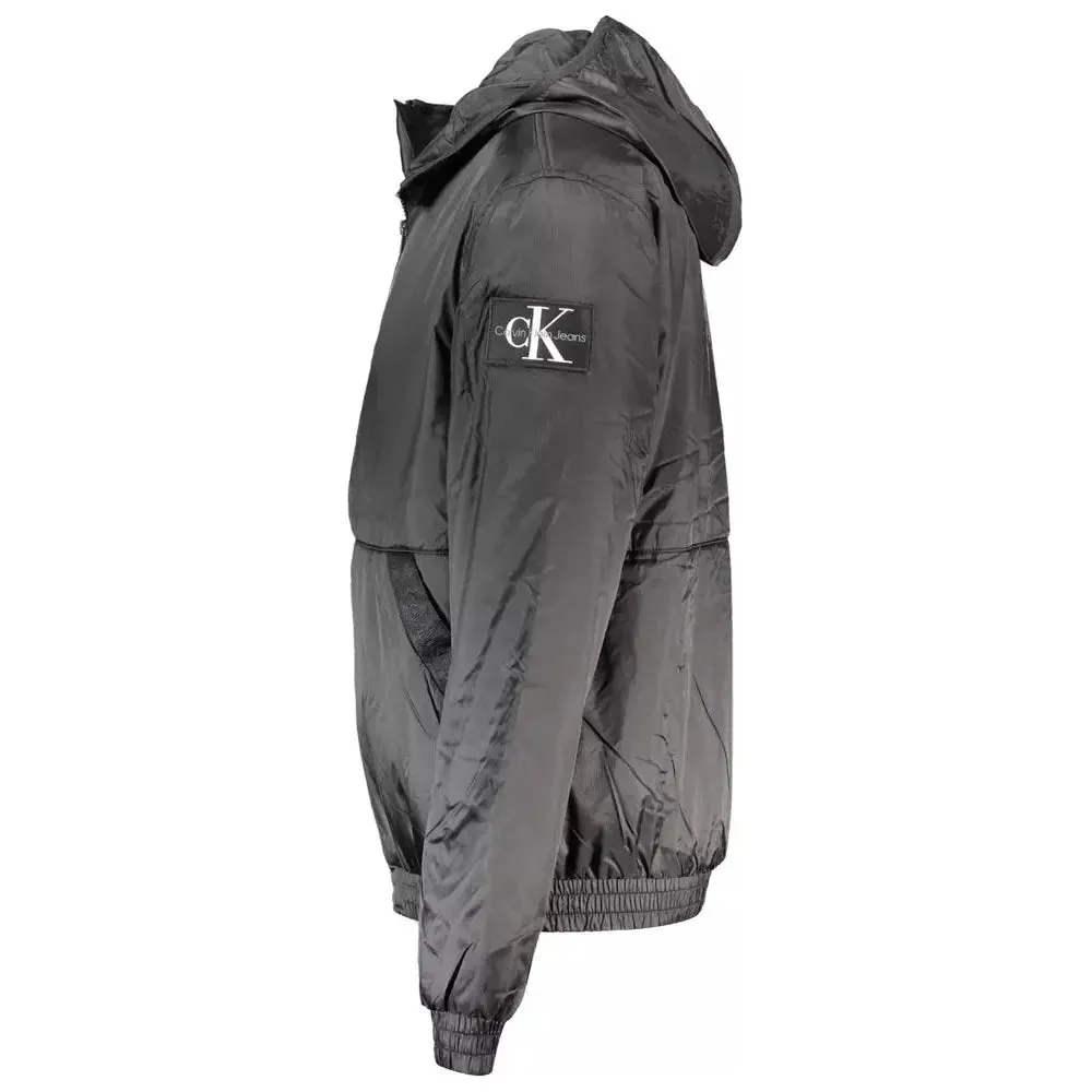 Calvin Klein Black Polyester Men Jacket