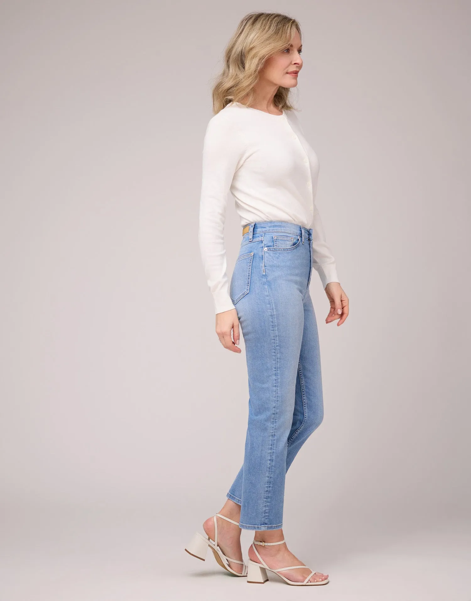 CHLOE STRAIGHT JEANS / SURF BLUE