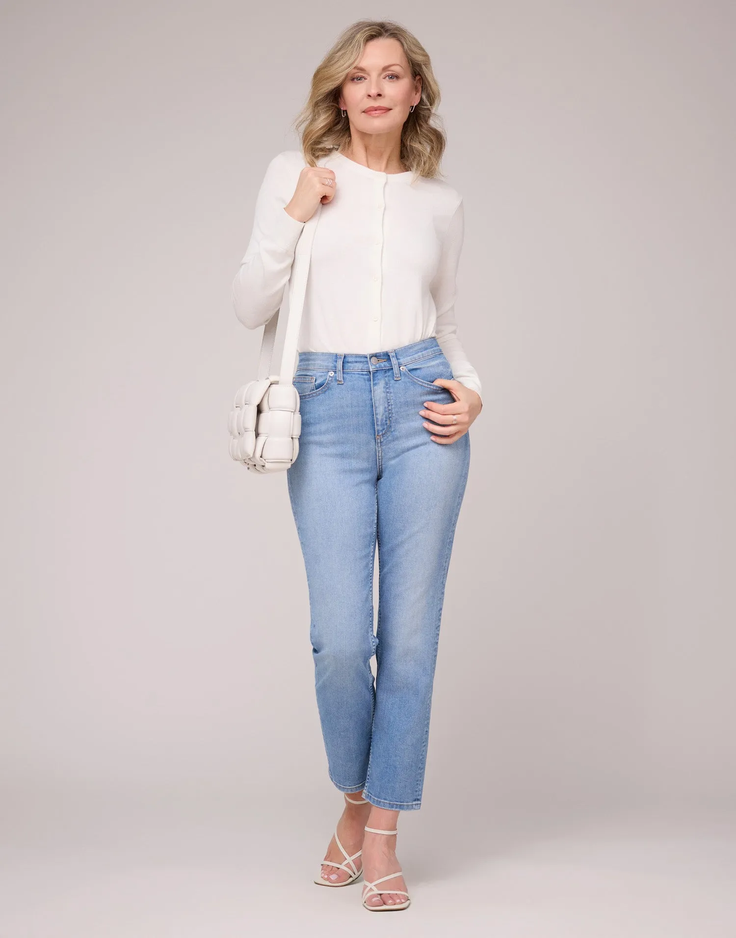 CHLOE STRAIGHT JEANS / SURF BLUE