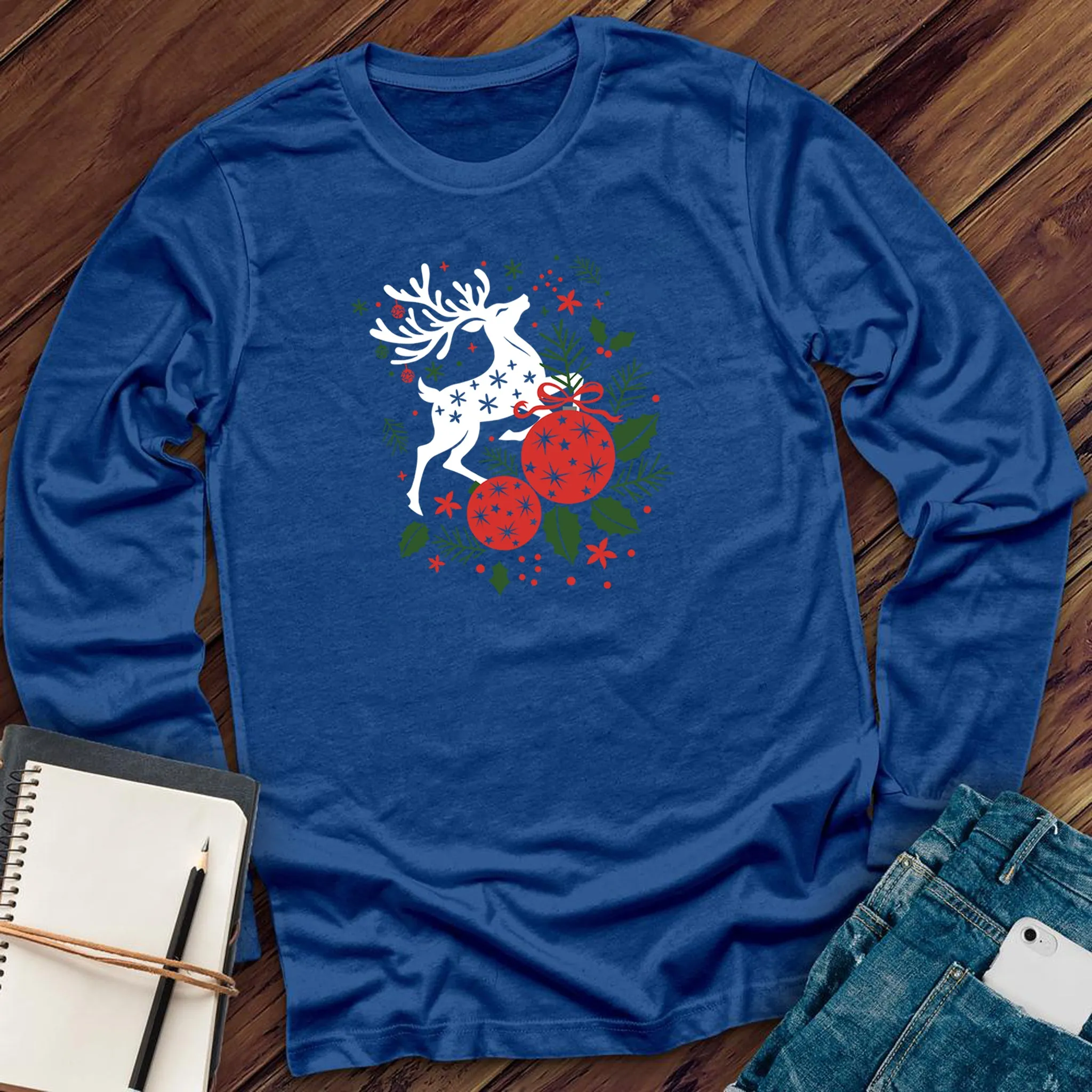 Christmas Reindeer Long Sleeve
