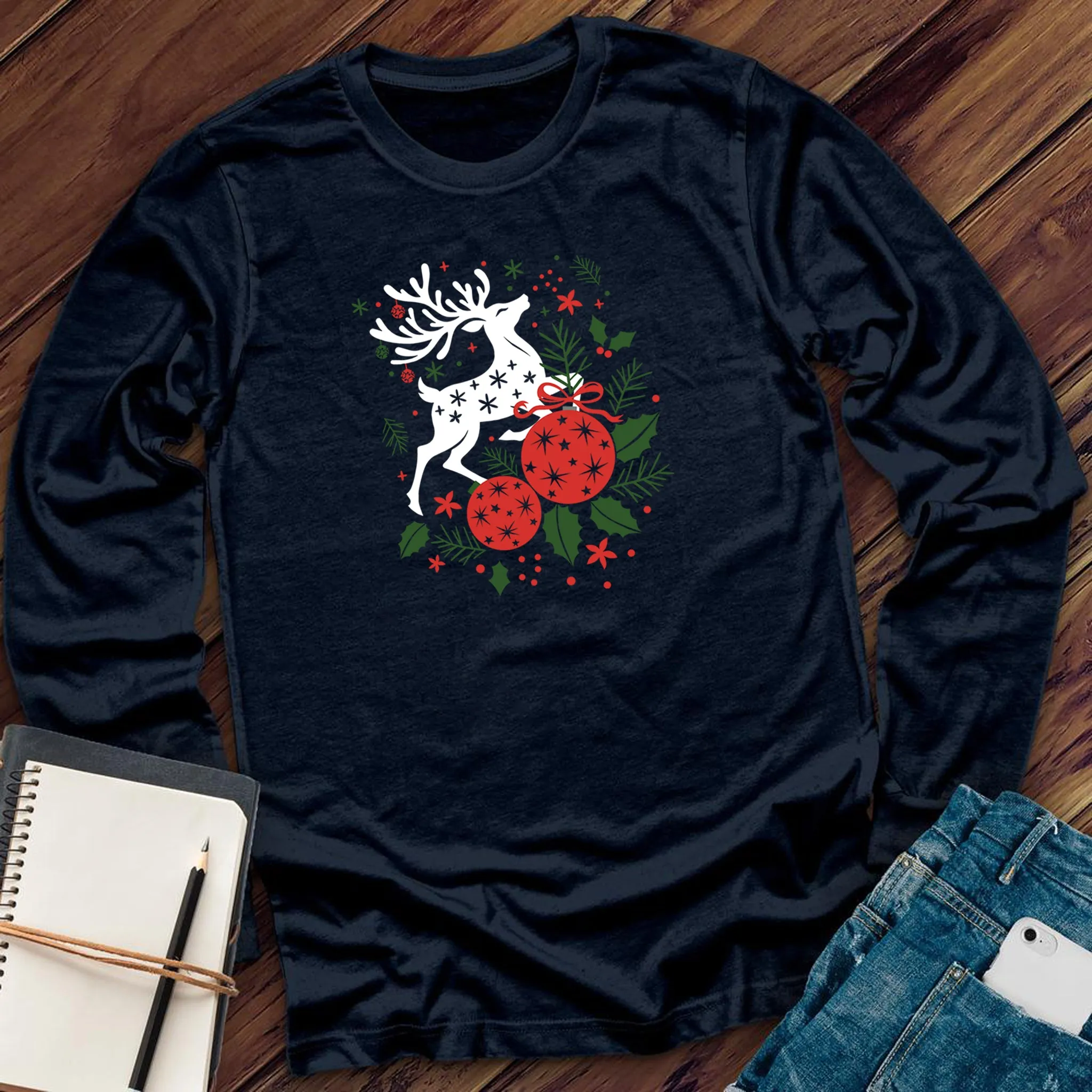 Christmas Reindeer Long Sleeve