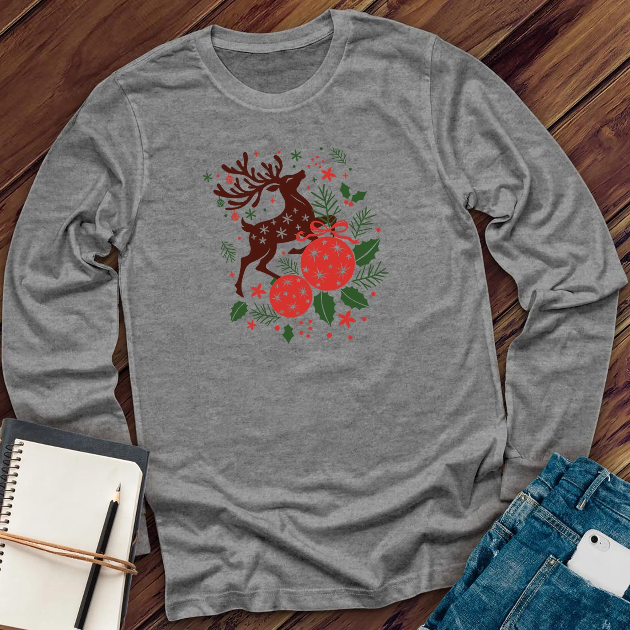 Christmas Reindeer Long Sleeve