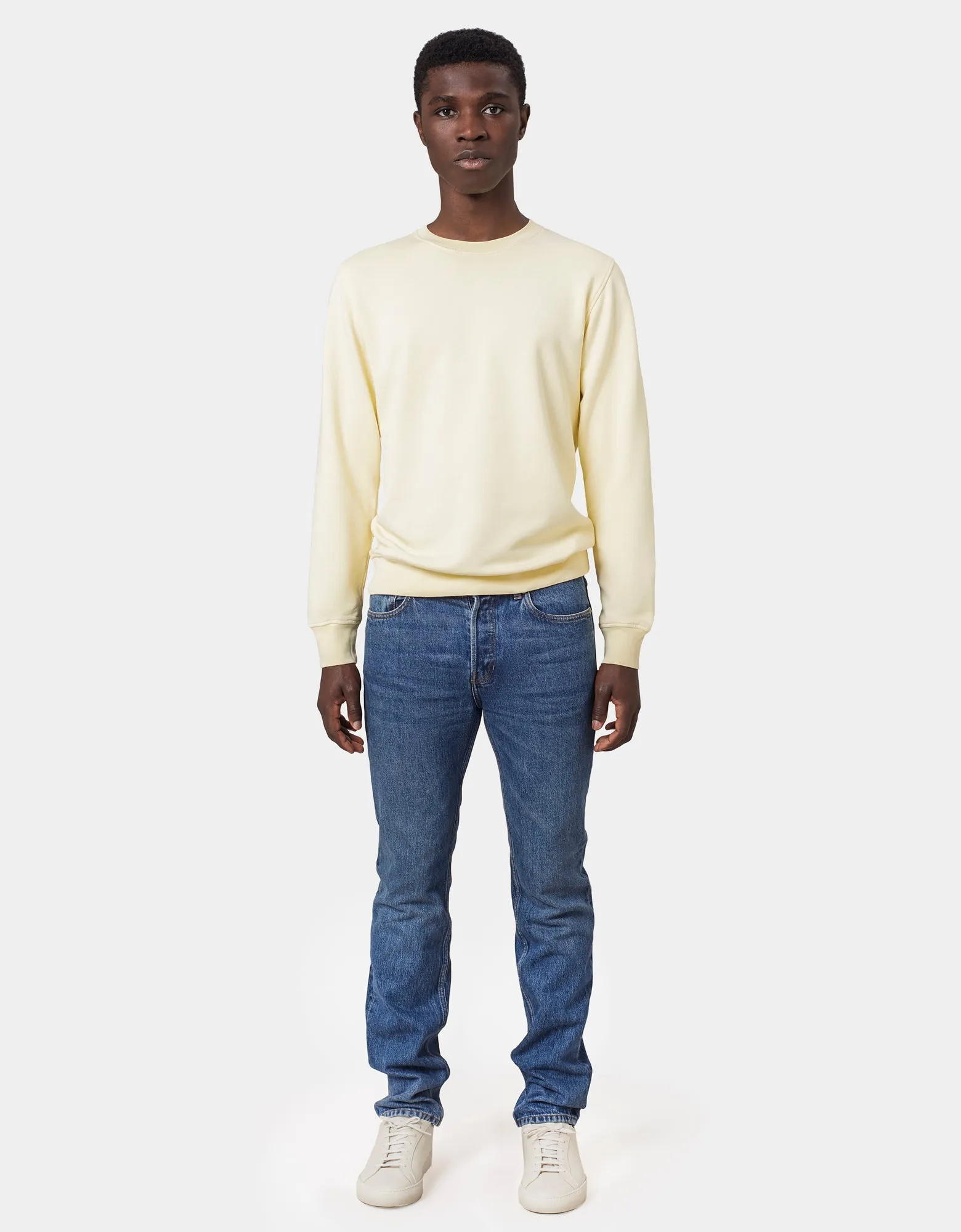 Classic Organic Crew - Seaside Blue