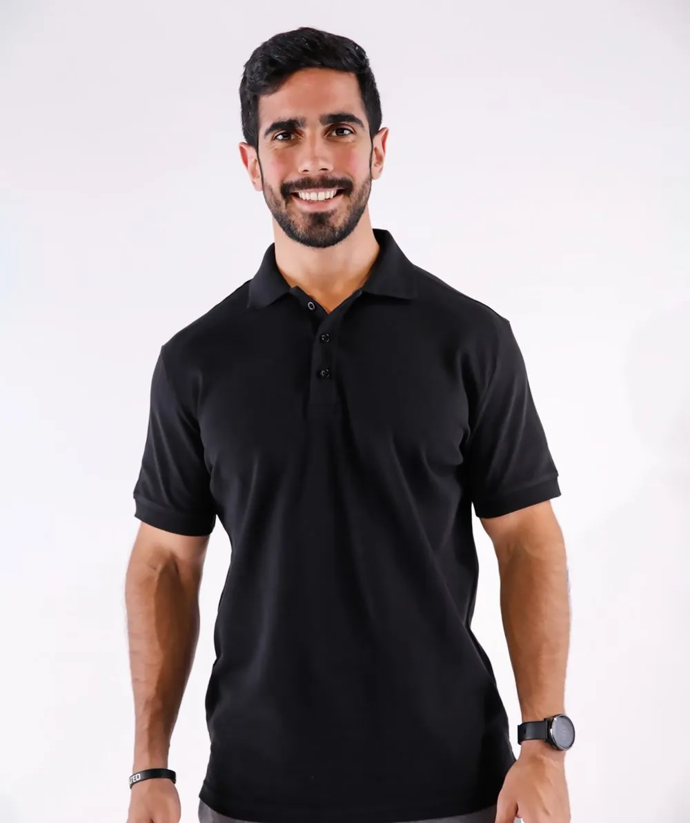 Colombus Men's Luxury Polo Aiden Black