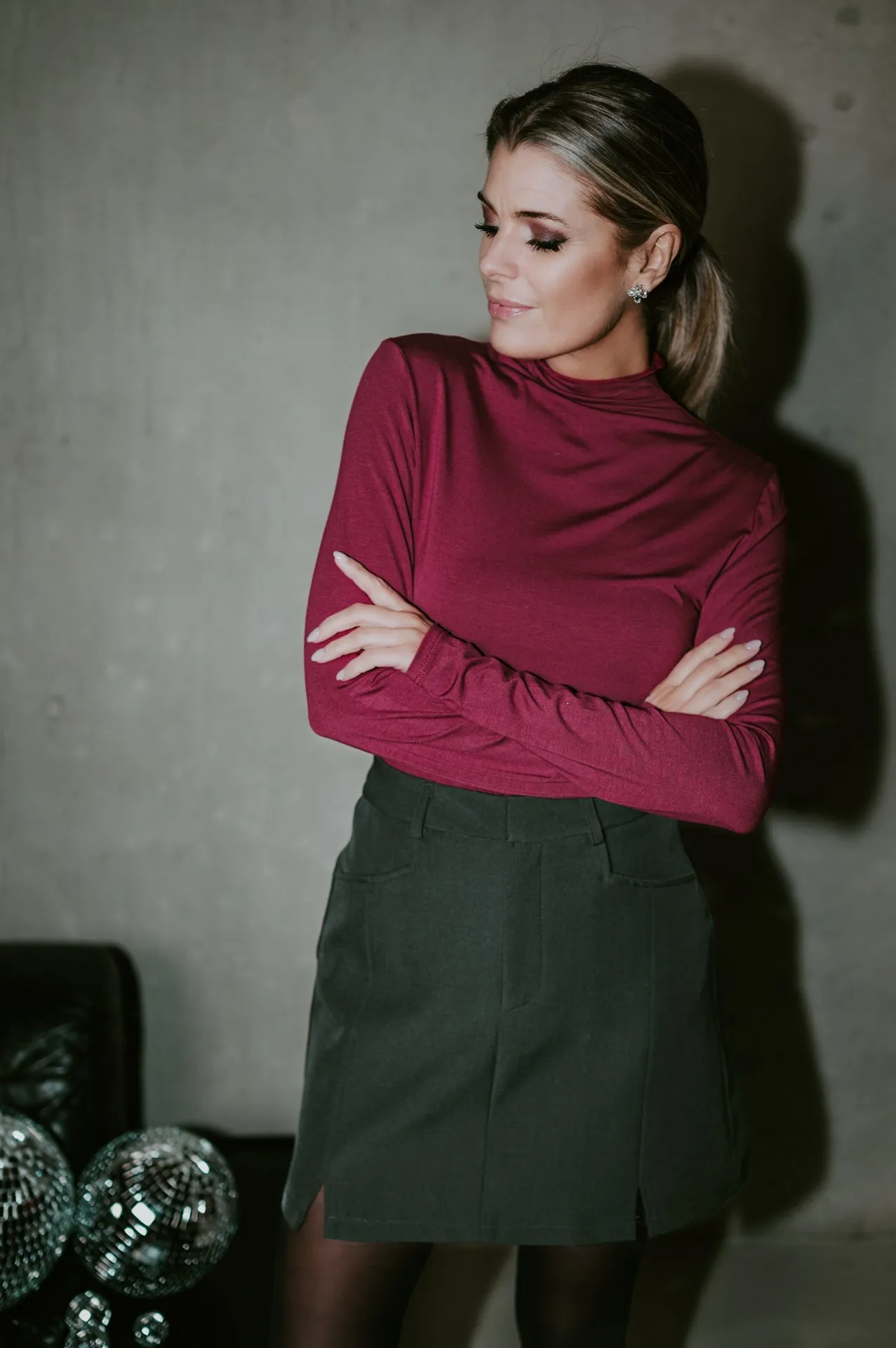 Foca shirt I Bordeaux