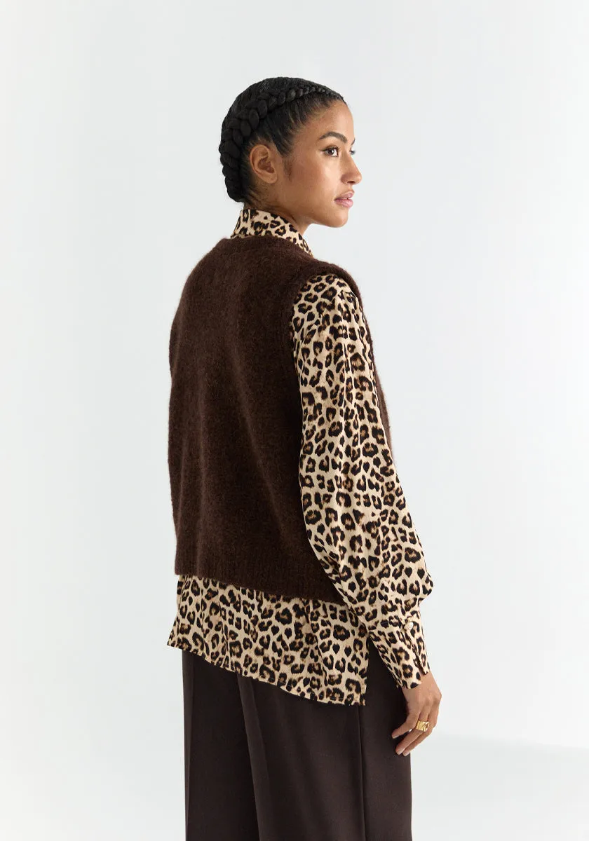 Gilet MENDES Chocolat