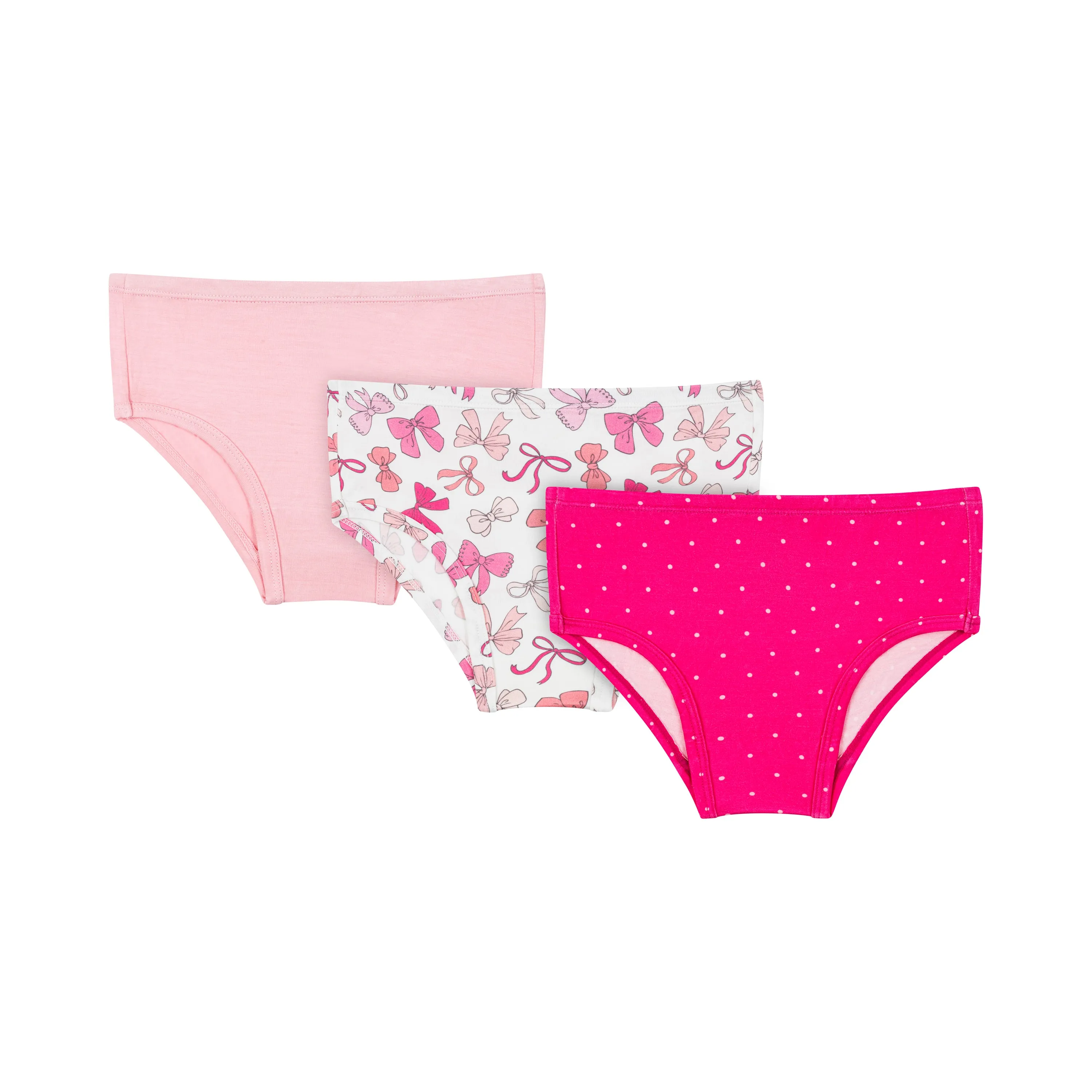 Girls Panties - Pink Bows