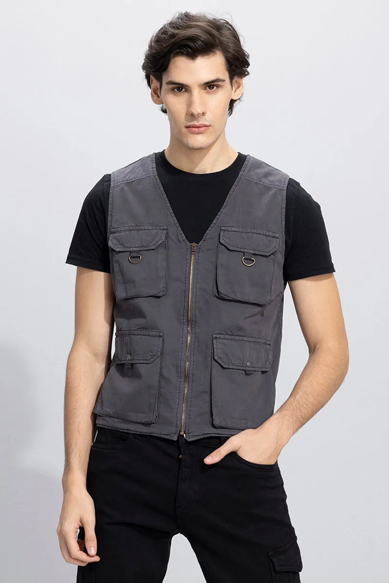 Hawker Grey Multipocket Gilet