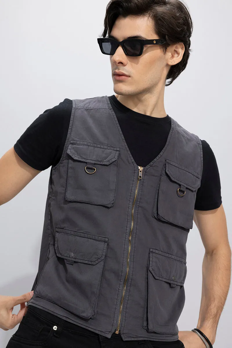 Hawker Grey Multipocket Gilet