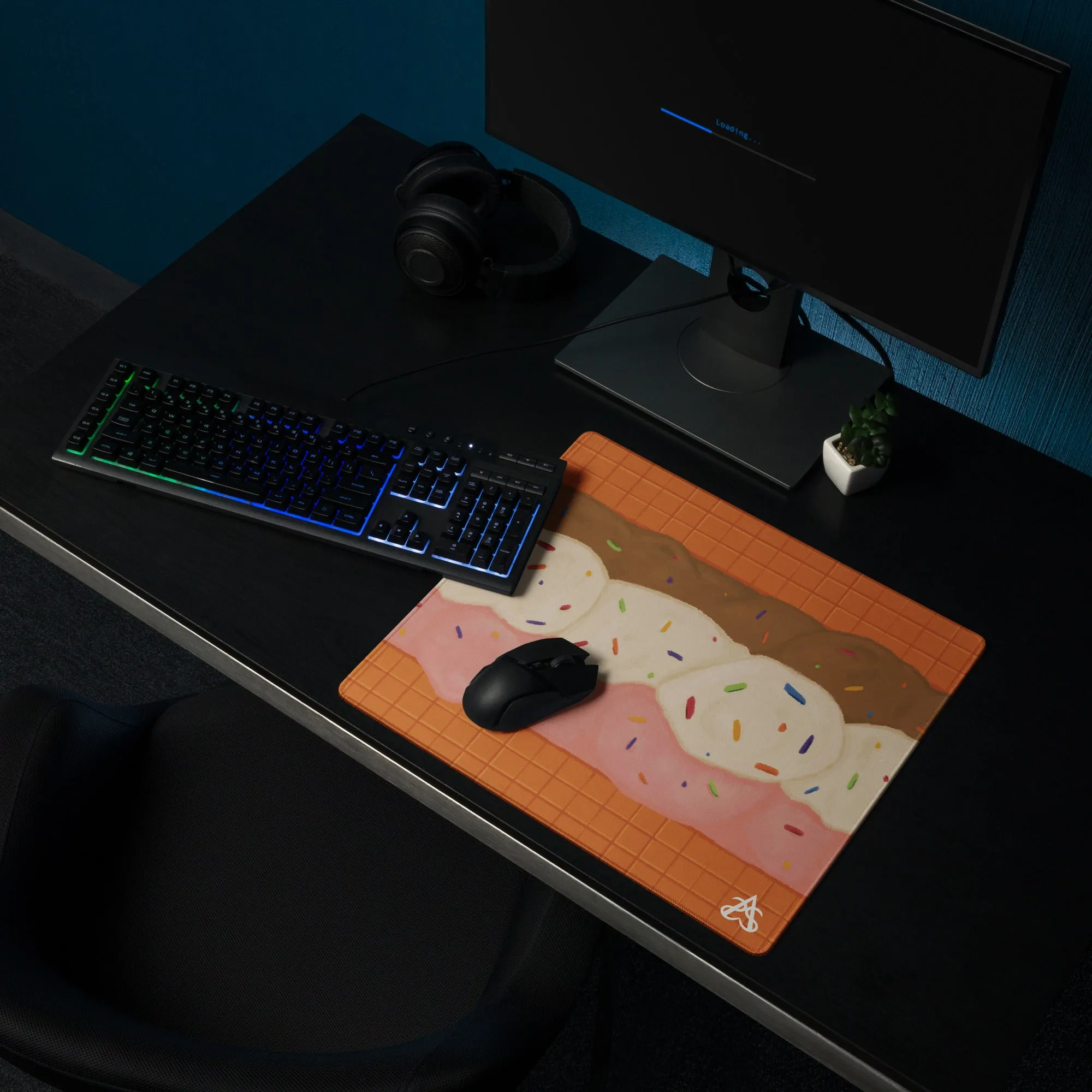 Ice Cream Sundae Desk Mat