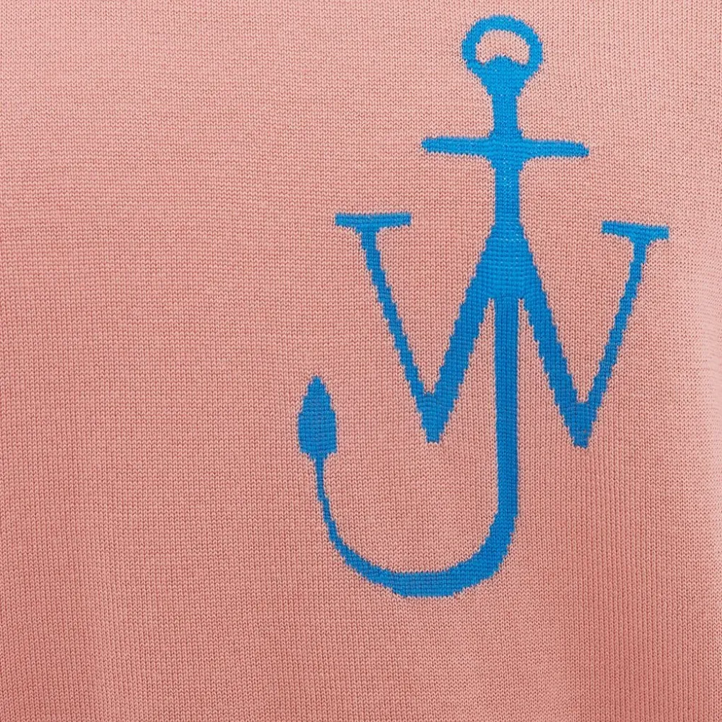 JW ANDERSON Anchor Crewneck Jumper - Pink