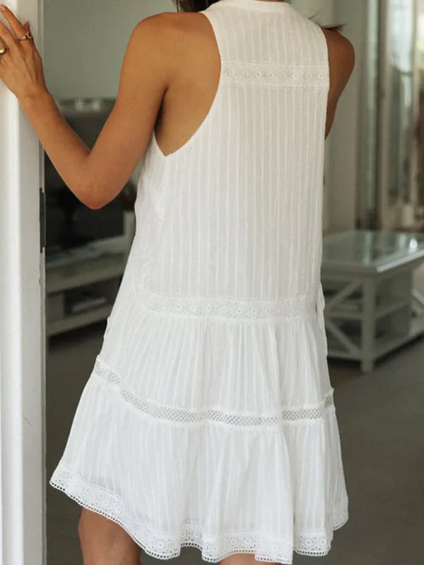 Lace Detail Babydoll Dress