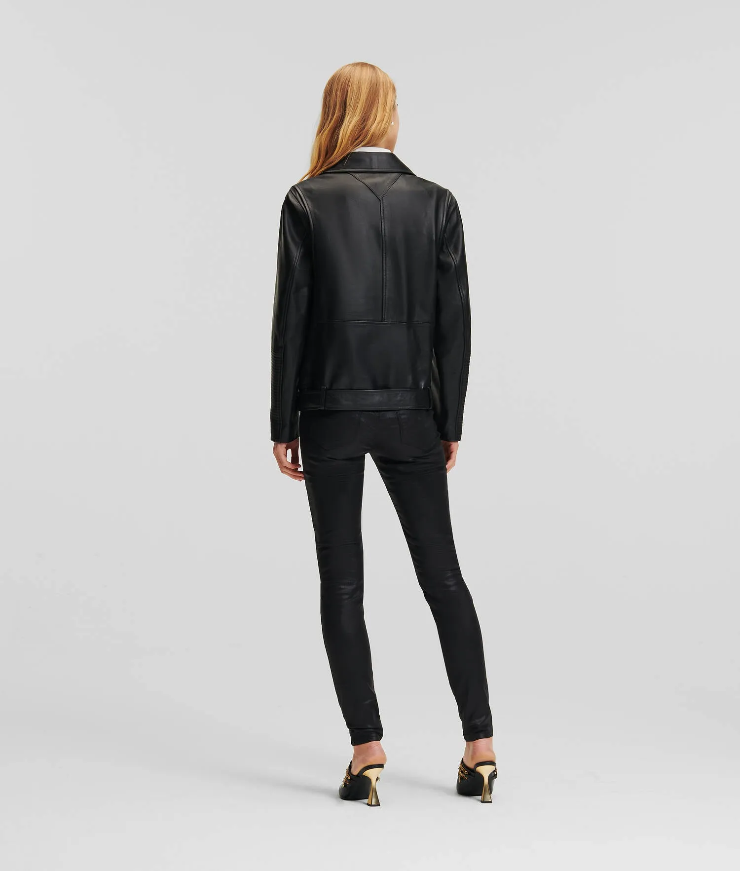 LEATHER BIKER JACKET