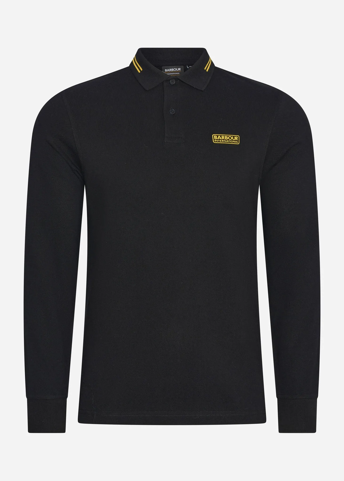 Legacy tipped ls polo - black