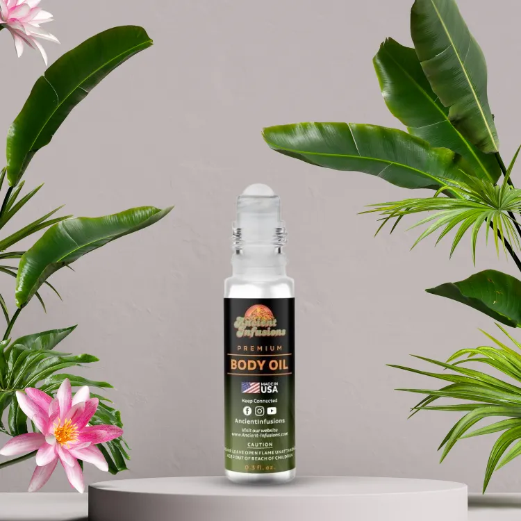 Luxury Imported Green Musk Inspired Roll-On Perfume Body Oil by Ancient Infusions – Uncut & Alcohol-Free for Women and Men