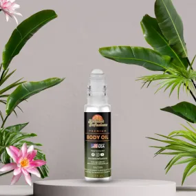 Luxury Imported Green Musk Inspired Roll-On Perfume Body Oil by Ancient Infusions – Uncut & Alcohol-Free for Women and Men