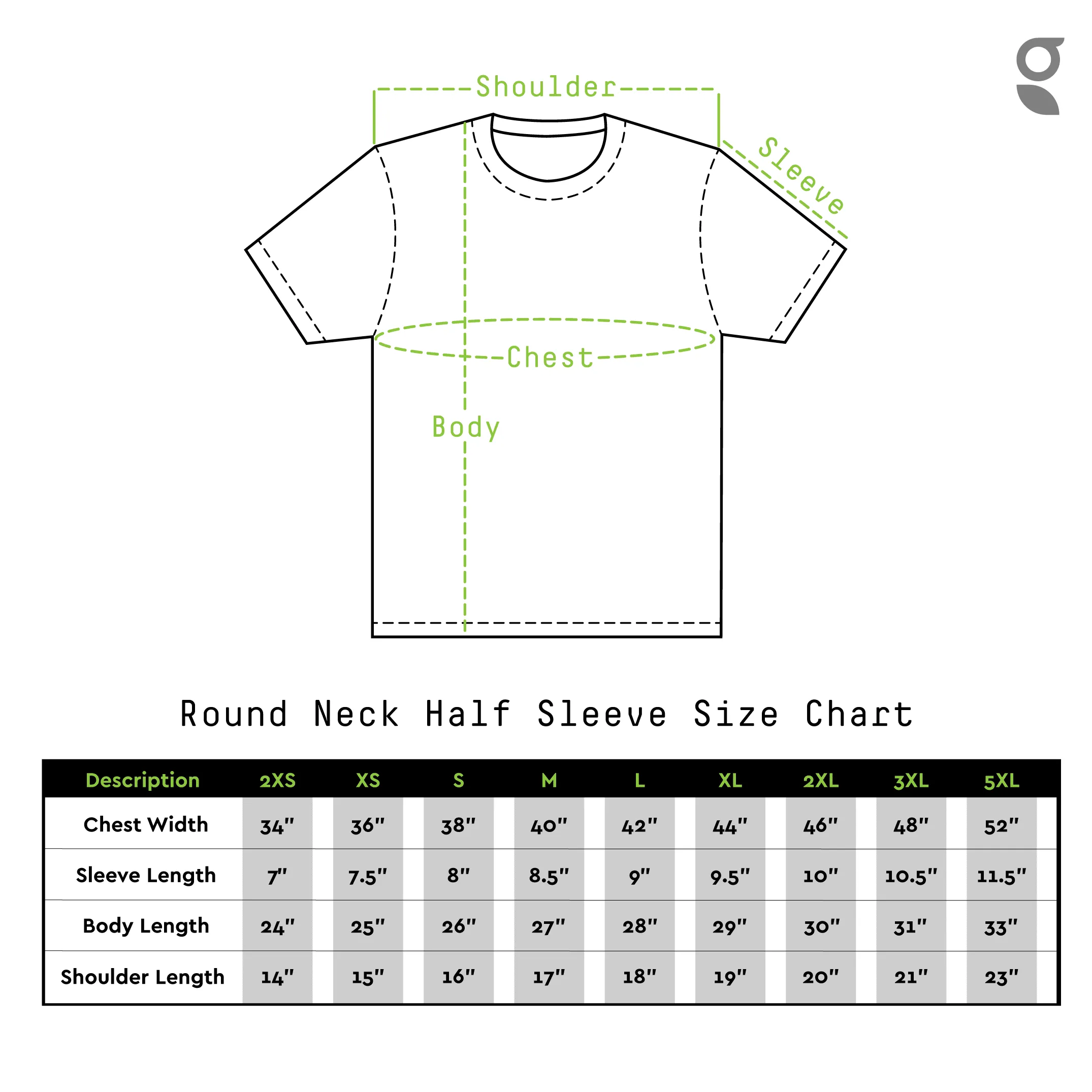 Round Neck Red Half Sleeve