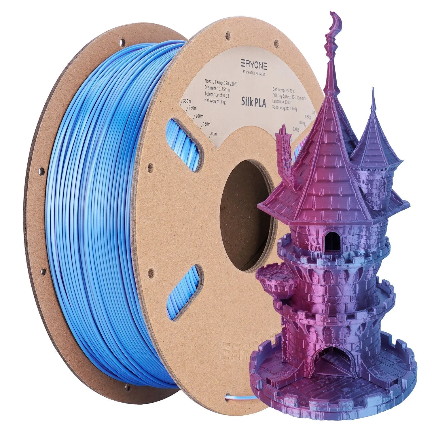 (RU only)Pre-sale- ERYONE All Series PLA 3D Filament 1kg  FREE SHIPPING(MOQ:20 rolls,can mix color)