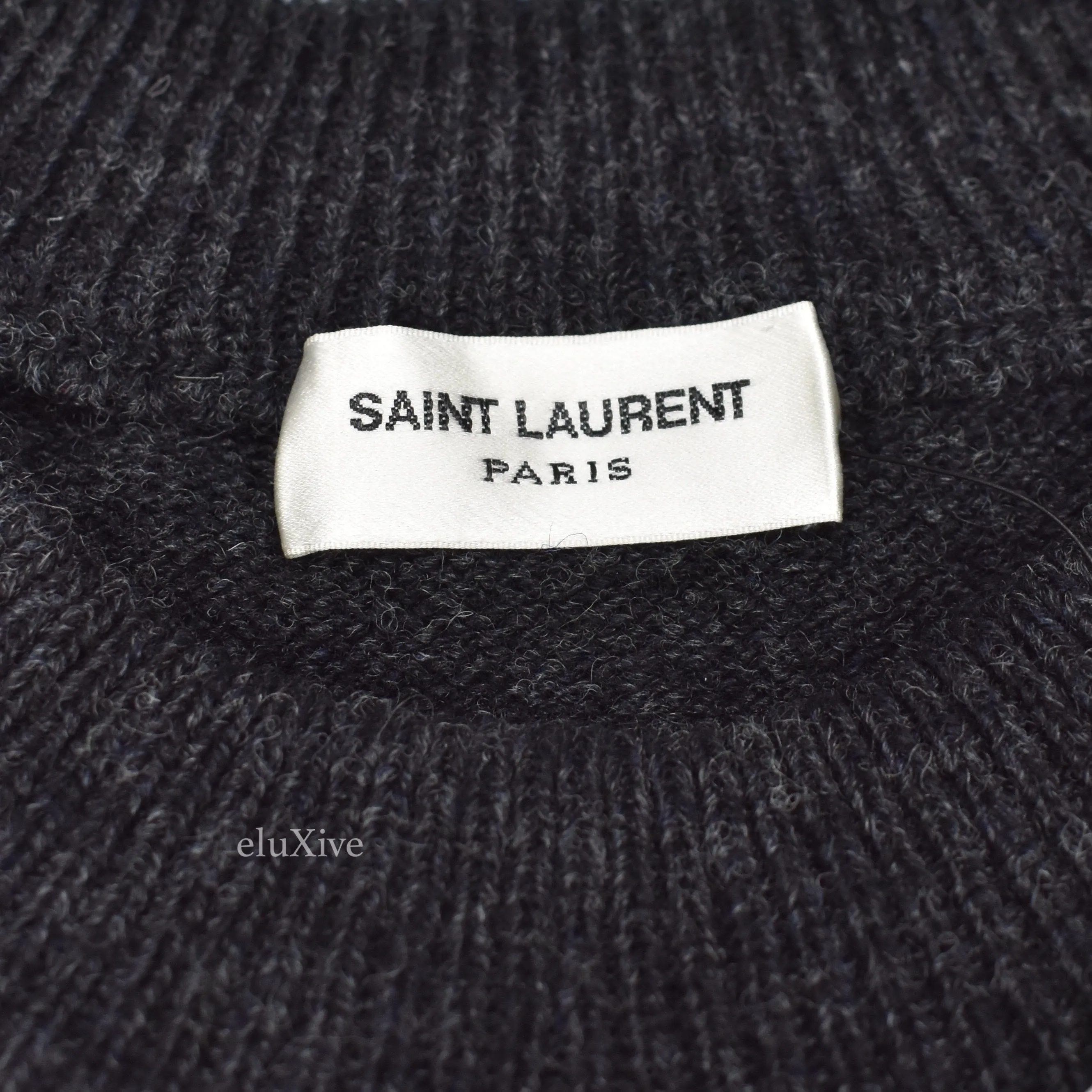 Saint Laurent - Intarsia Knit Skeleton Sweater