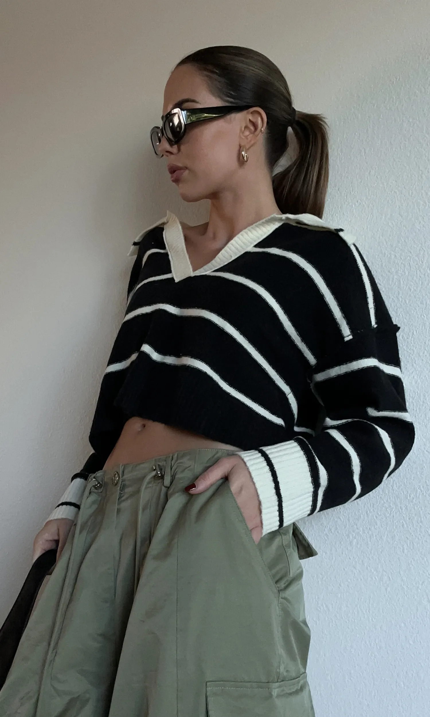Show Them Off Crop Sweater - FINAL SALE