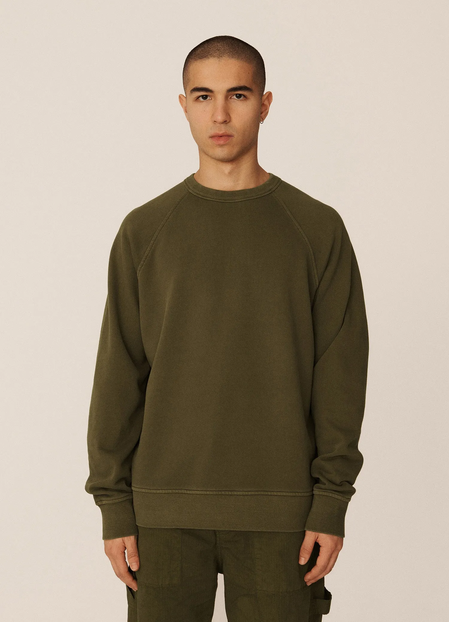 Shrank Sweatshirt - Dark Olive