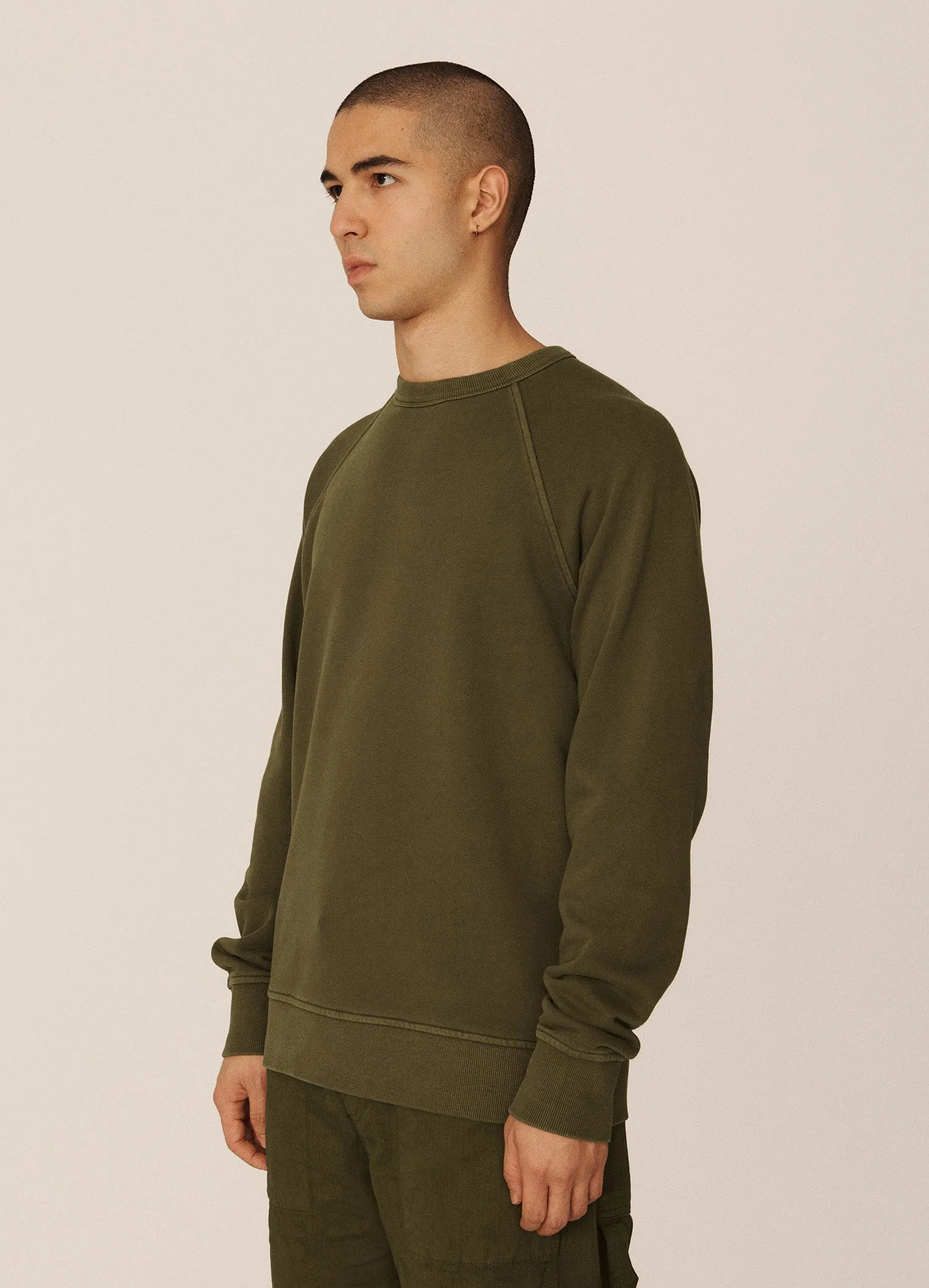 Shrank Sweatshirt - Dark Olive