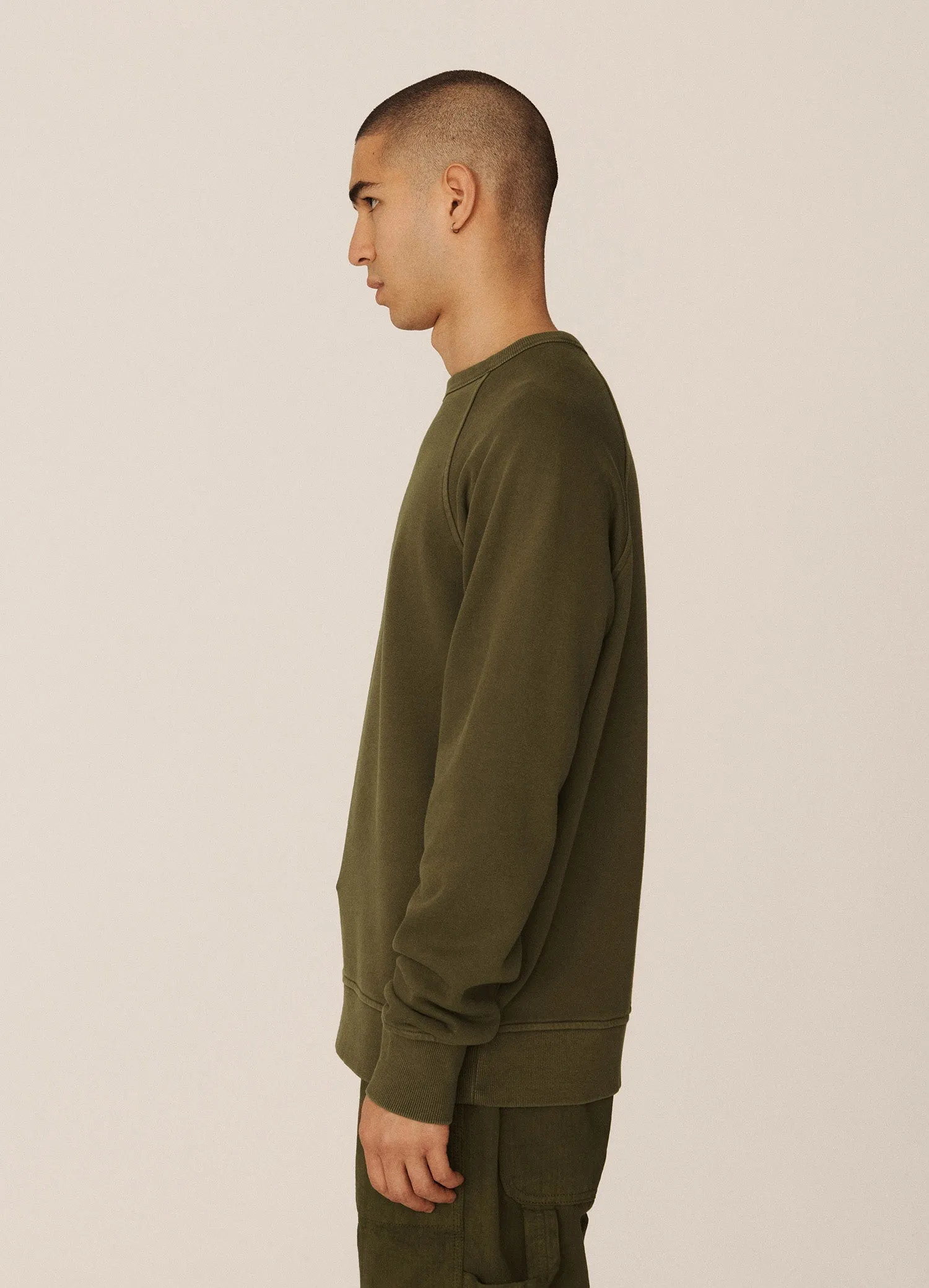 Shrank Sweatshirt - Dark Olive