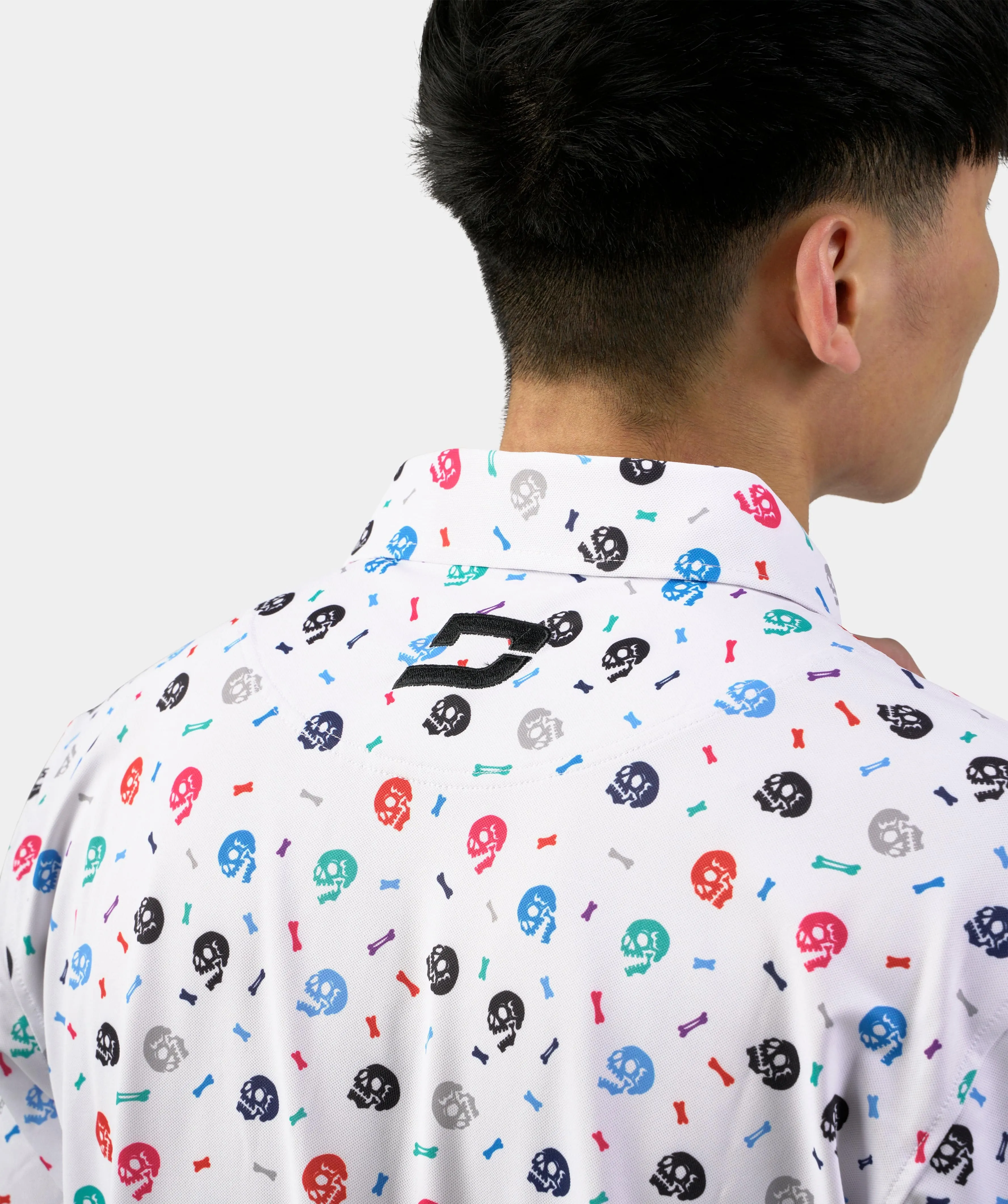 SKULLZ POLO - WHITE