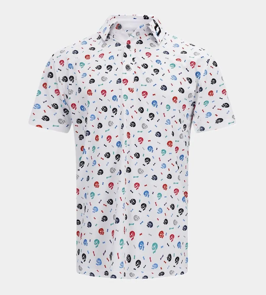 SKULLZ POLO - WHITE