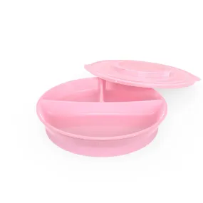 Smart Anti-Slip Divided Plate Pastel Pink 6m 