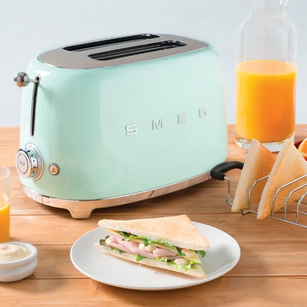 Smeg 2-Slice Toaster - Pastel Green