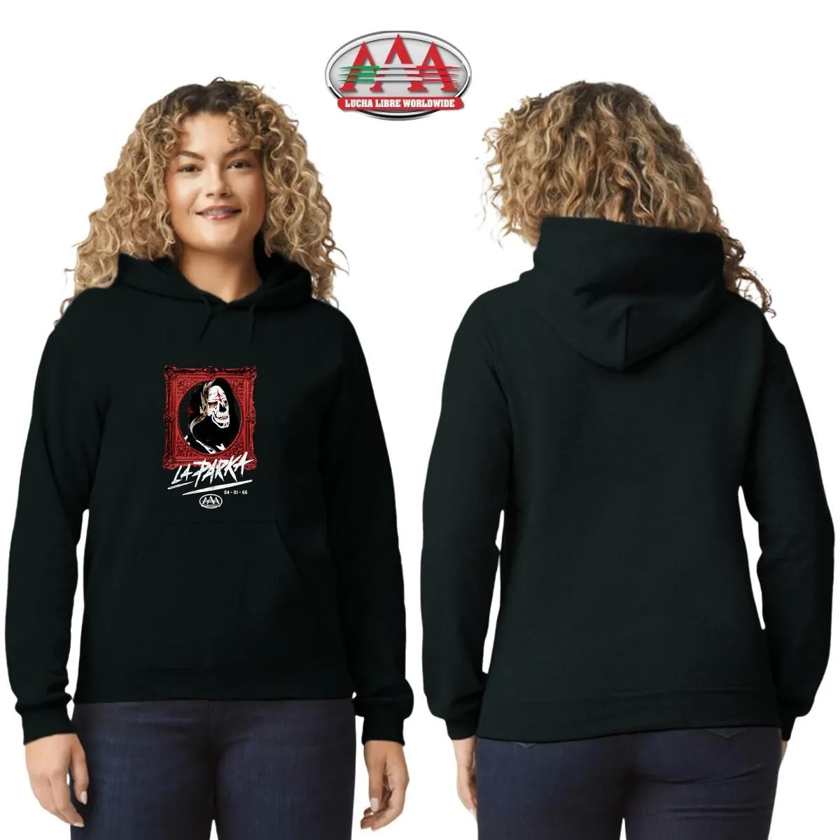 Sudadera Mujer Hoodie  Lucha Libre AAA La Parka 040166