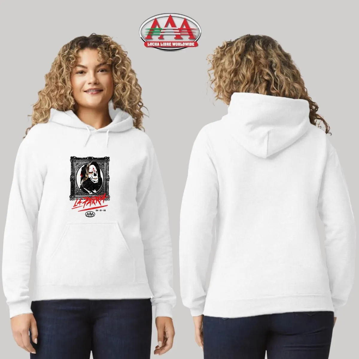 Sudadera Mujer Hoodie  Lucha Libre AAA La Parka 040166