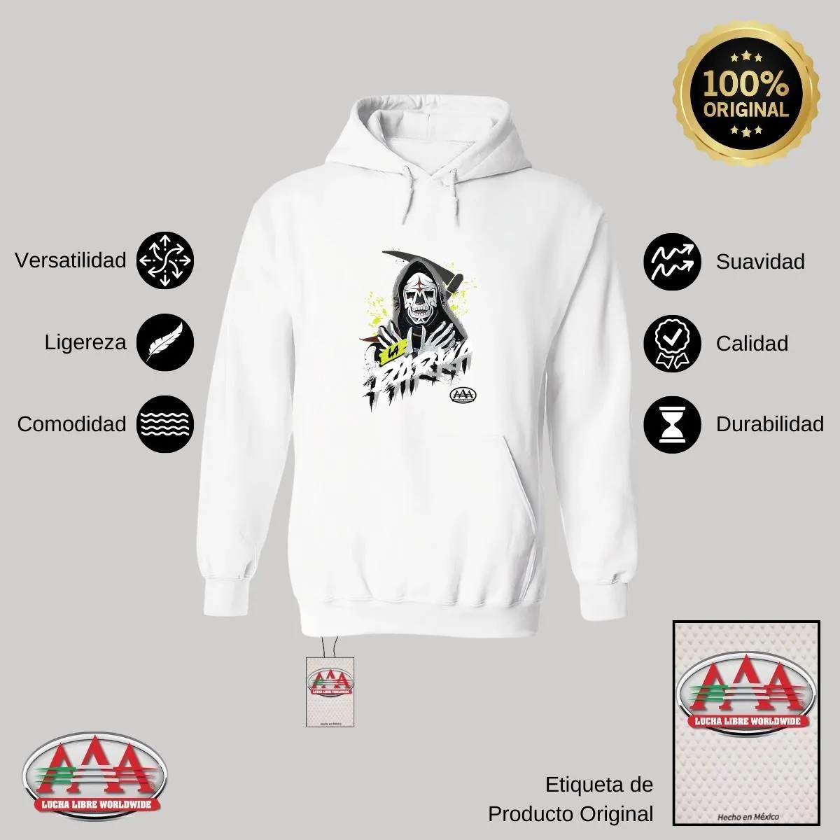 Sudadera Mujer Hoodie  Lucha Libre AAA La Parka