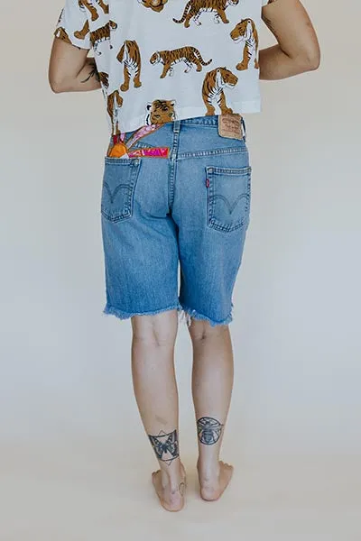 Sun Pocket Upcycled Levi's Shorts - #8