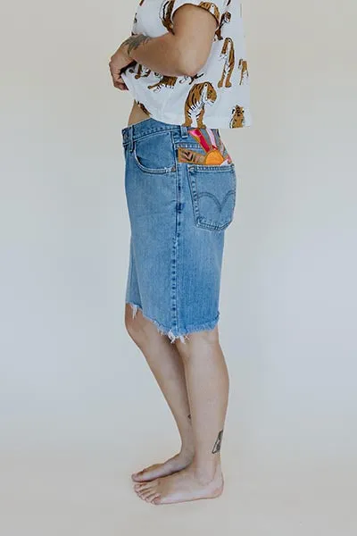 Sun Pocket Upcycled Levi's Shorts - #8