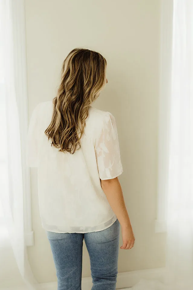 Textured Ruffle Babydoll