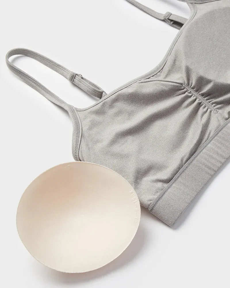 Women's Cool Bralette - Heather Gray